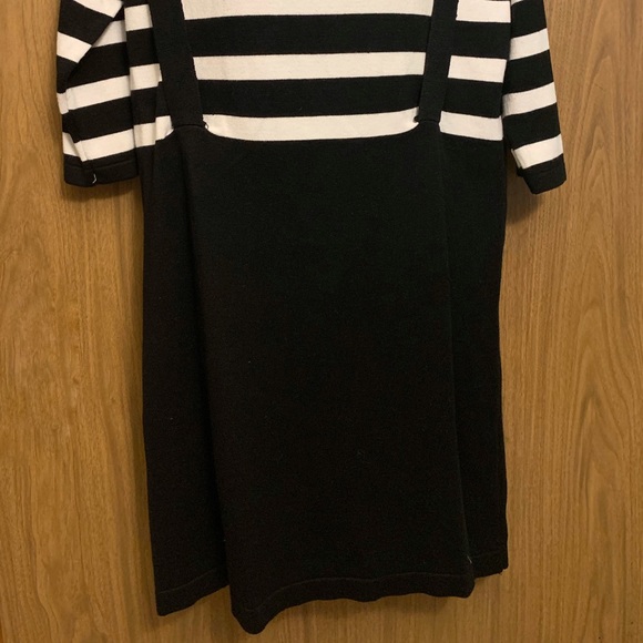 Stripe Knitted Dress with straps - Picture 4 of 4